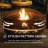 Sunjoy 30 inch Outdoor Fire Pit, Patio Black Round Steel Wood Burning Fire Pit Large Fire Pits for Outside with Spark Screen and Fire Poker