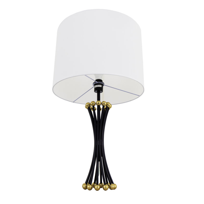 1 Light Table Lamp, Black/Gold