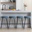 Tabouret de comptoir rembourré 26,97 po Kipten-1214027750