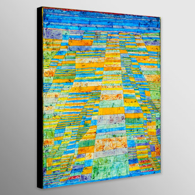 Main Road and Byways by Paul Klee - 1 Piece Wrapped Canvas Wall Art