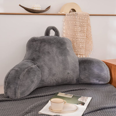 Faux Fur Backrest Pillow Cover & Insert