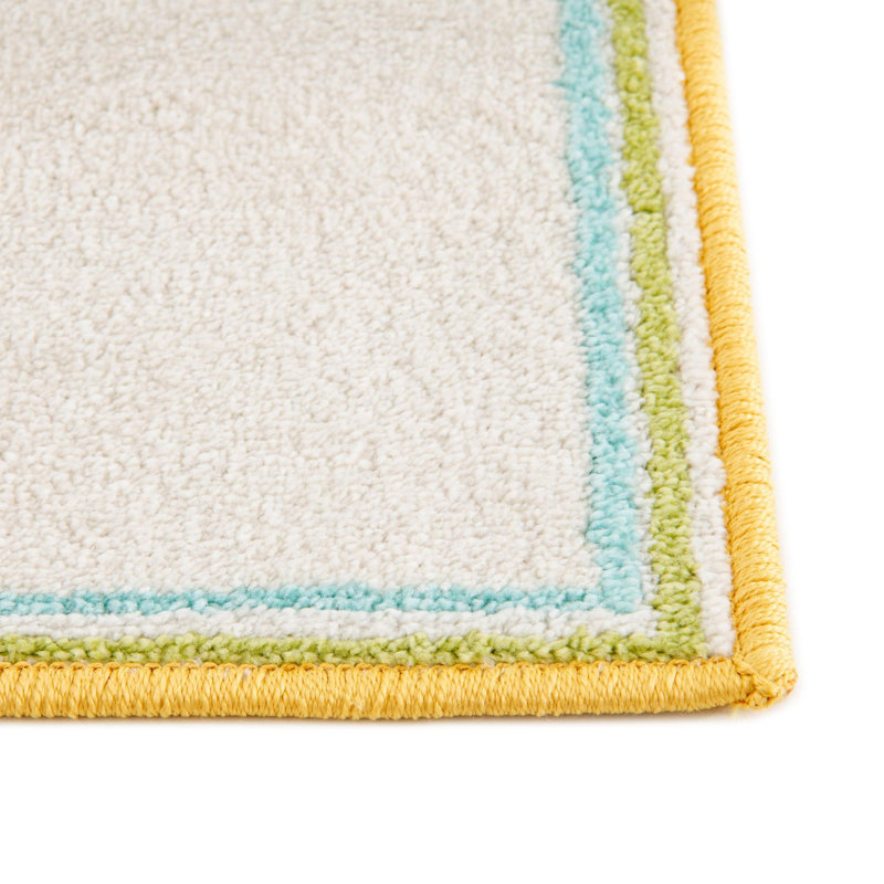 Rectangle Polypropylene Plastic Rug, Runner 2'2" x 6'