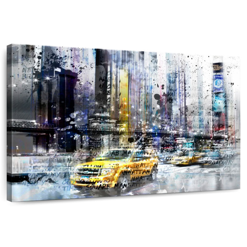 Ravi NYC Collage, 30" H x 45" W