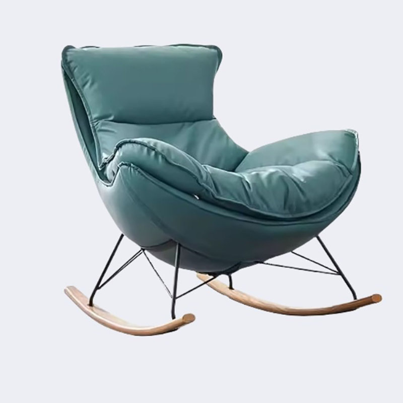 Chaise berçante décontractée et durable, Vert