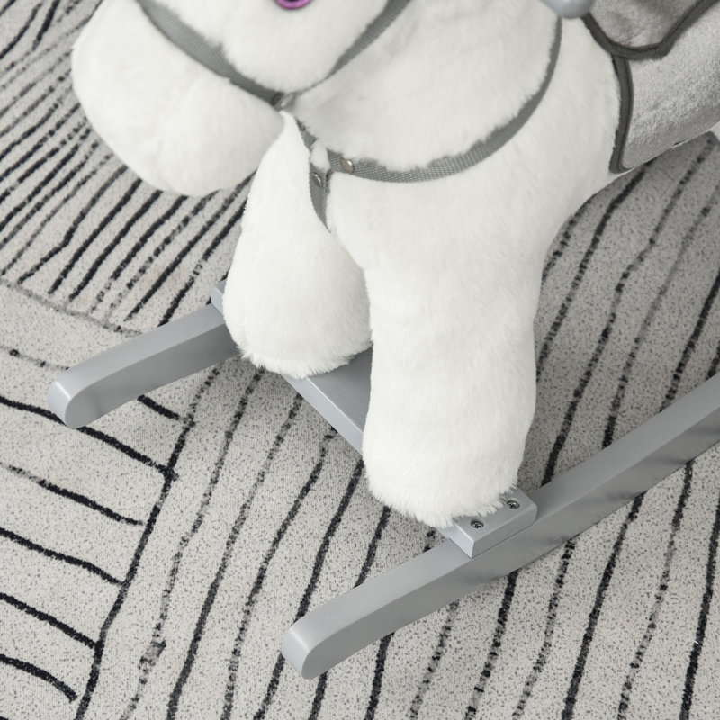 John Rocking Horse, White