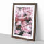 Bird in the Cherry Tree in Abstract - Framed Print-55457044-55457049