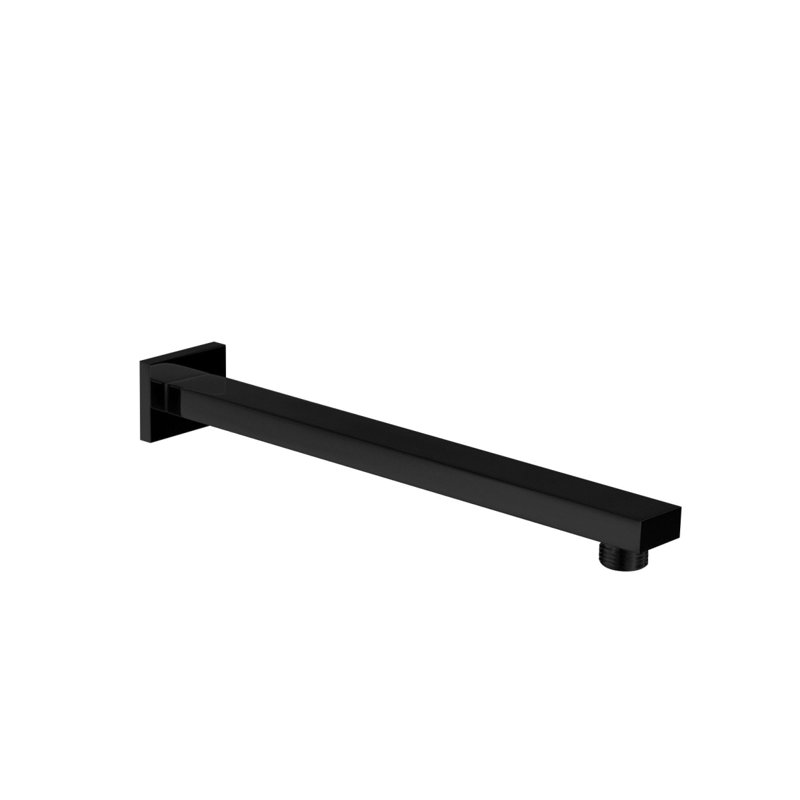 Bras de douche 17 po Kube ASA17W Aqua Piazza par KubeBath Kube, Noir mat