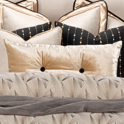 Afternoon Cafe Designer Lumbar Pillow