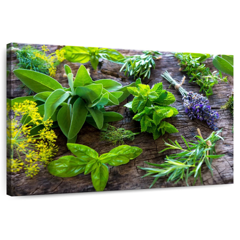 Bundled Herbs, 8" H x 12" W