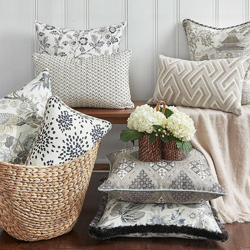 Red from Scalamandre Crafted by Cloth & Company Holland Bench in Solids