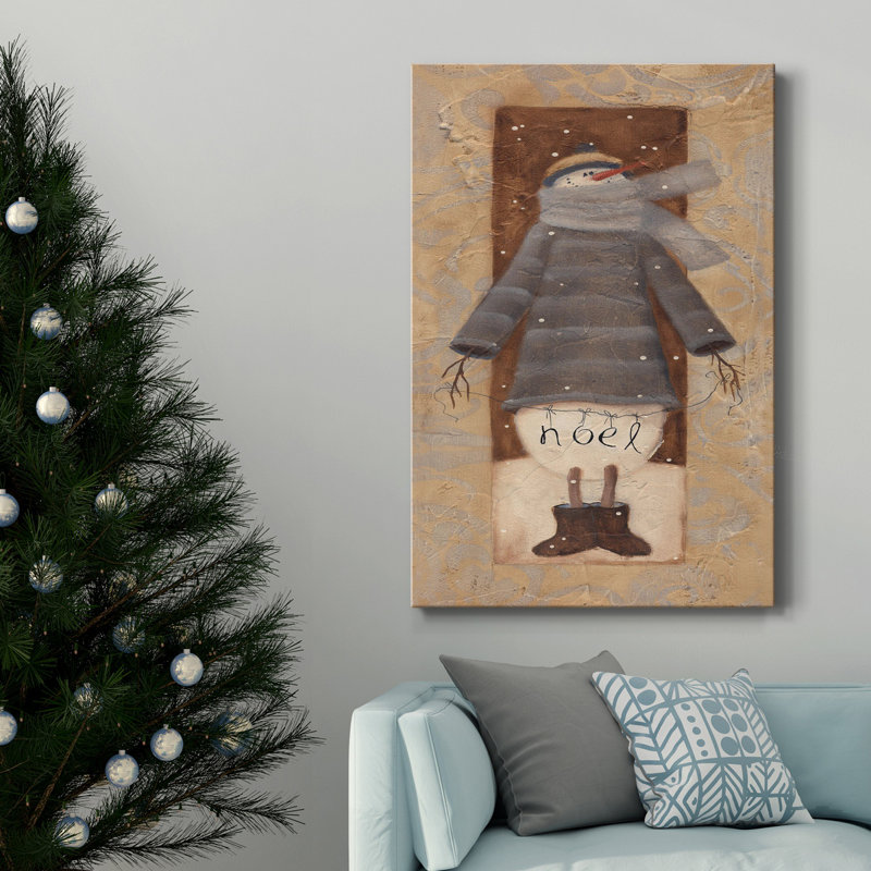 Toile tendue Noel, H 27 po x l 18 po x P 1 po