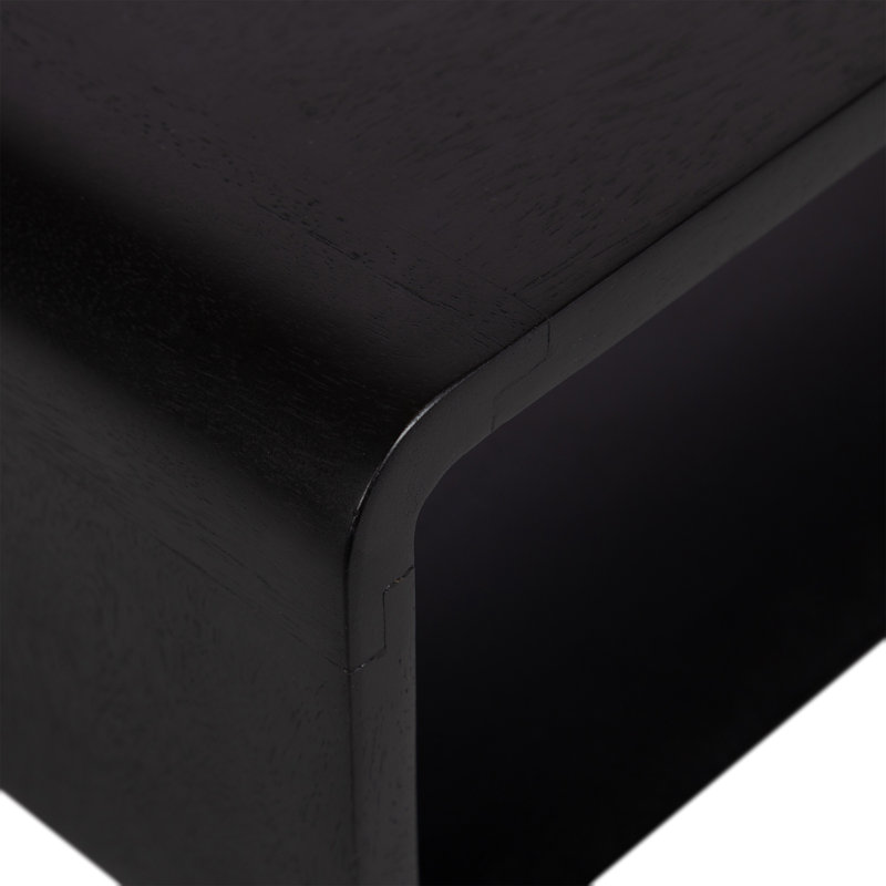 Wood Floating Entryway Console Table