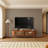  2 PCS x 106"L x 20.5"W Acoustic Slat Wall Panels, Eco-Wood Look for Home/Office Wall & Ceiling-110977333-123175708