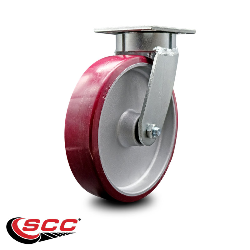 Kingpinless Swivel Top Plate Caster