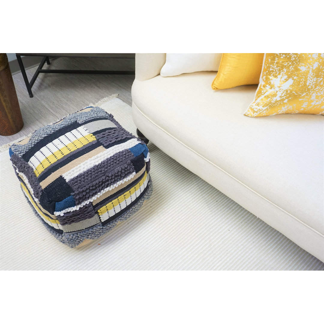Nicia Upholstered Pouf World Menagerie