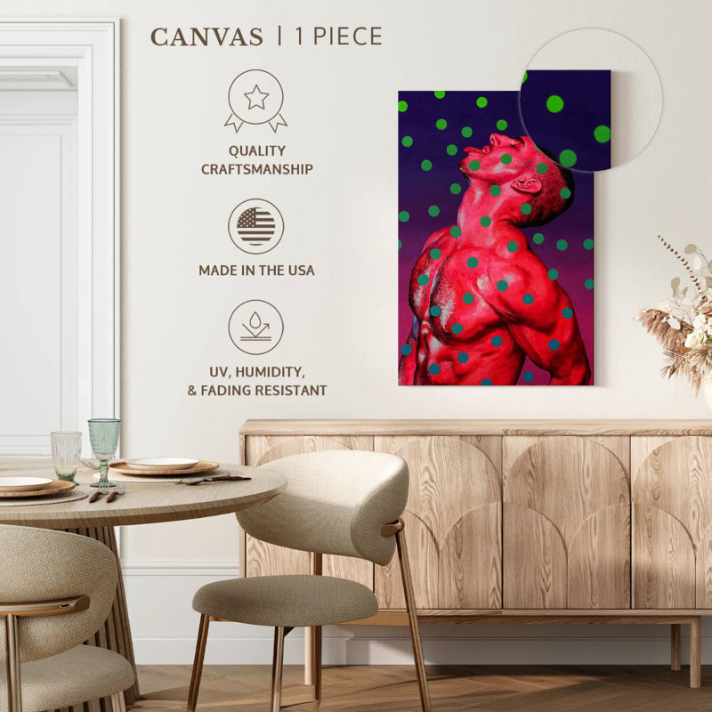 Leisha Ultraviolet Guy, 36" H x 24" W