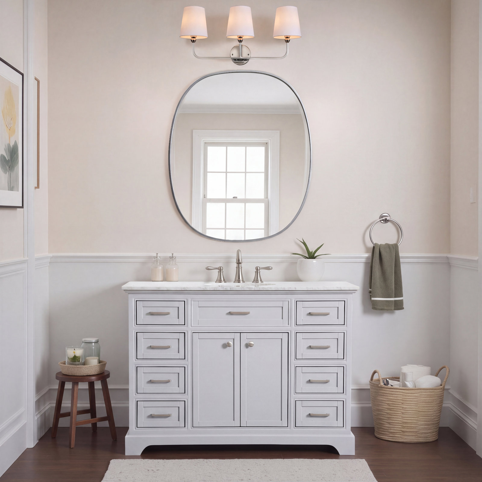Hermes 48'' Single Bathroom Vanity, Gray