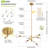 6 - Light Dimmable Sputnik Spider Chandelier-996105782