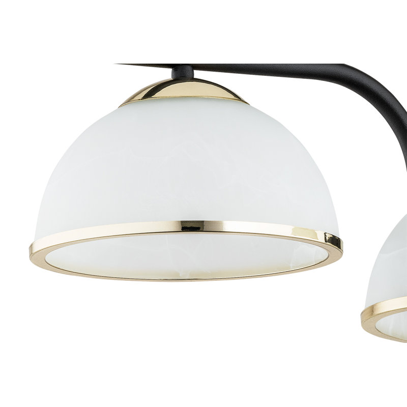 Diaz 3 - Light Shaded Chandelier, Gold