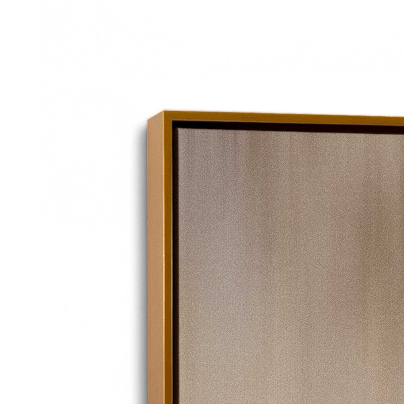 Impression sur toile Cosmic Latte II, H 36,75 po x l 24,75 po x P 1,75 po, Cadre flottant or poli
