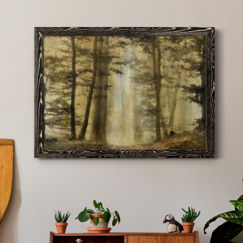 Golden Magic - reproduction de photo sur toile encadrée, Toile avec cadre noir, H 31 po x l 44 po x P 1 po
