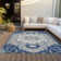Machine Washable Indoor/Outdoor Chayden ACN985 Navy 1'8" x 2'6" Rug
