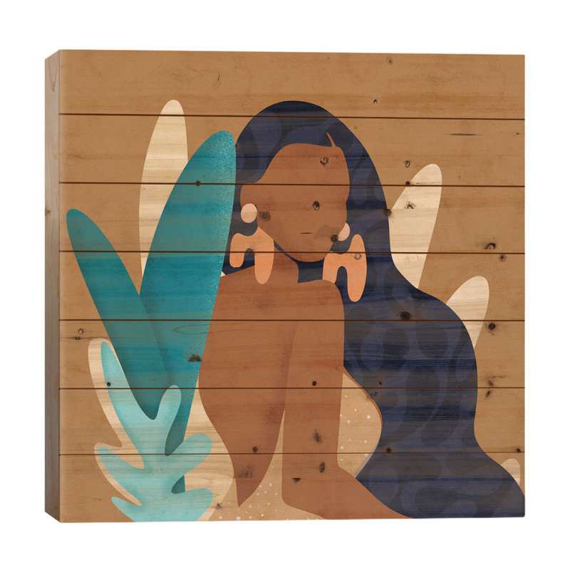 «Estele In Bloom Square» sur bois par Reyna Noriega