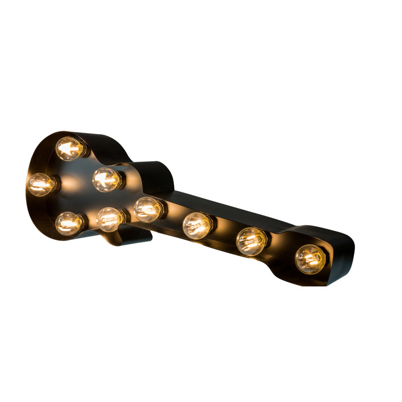 Metal Novelty Lamp, Black