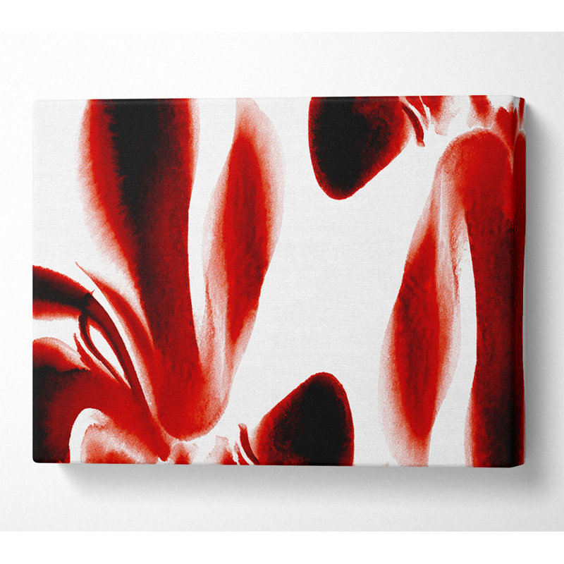 Red Raspberry Ripple - Wrapped Canvas Print, 66cm H x 106.6cm W x 10cm D