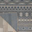 Tapis intérieur / extérieur crème / gris / bleu Ragin-1115502206