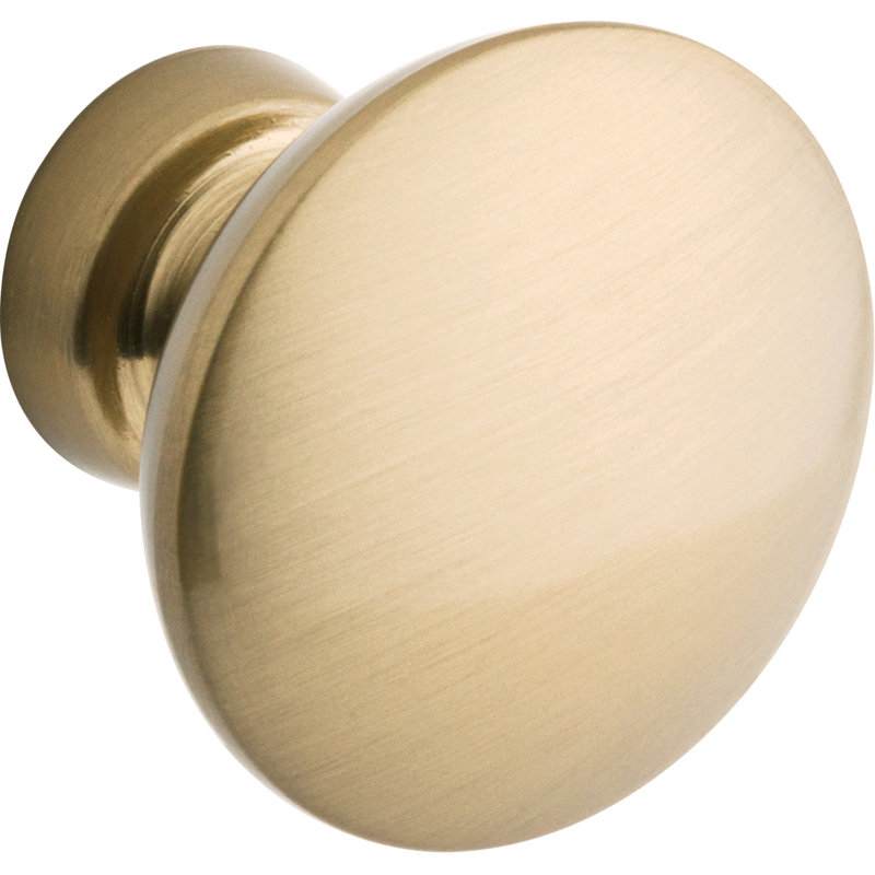 Round Knob, Champagne Bronze