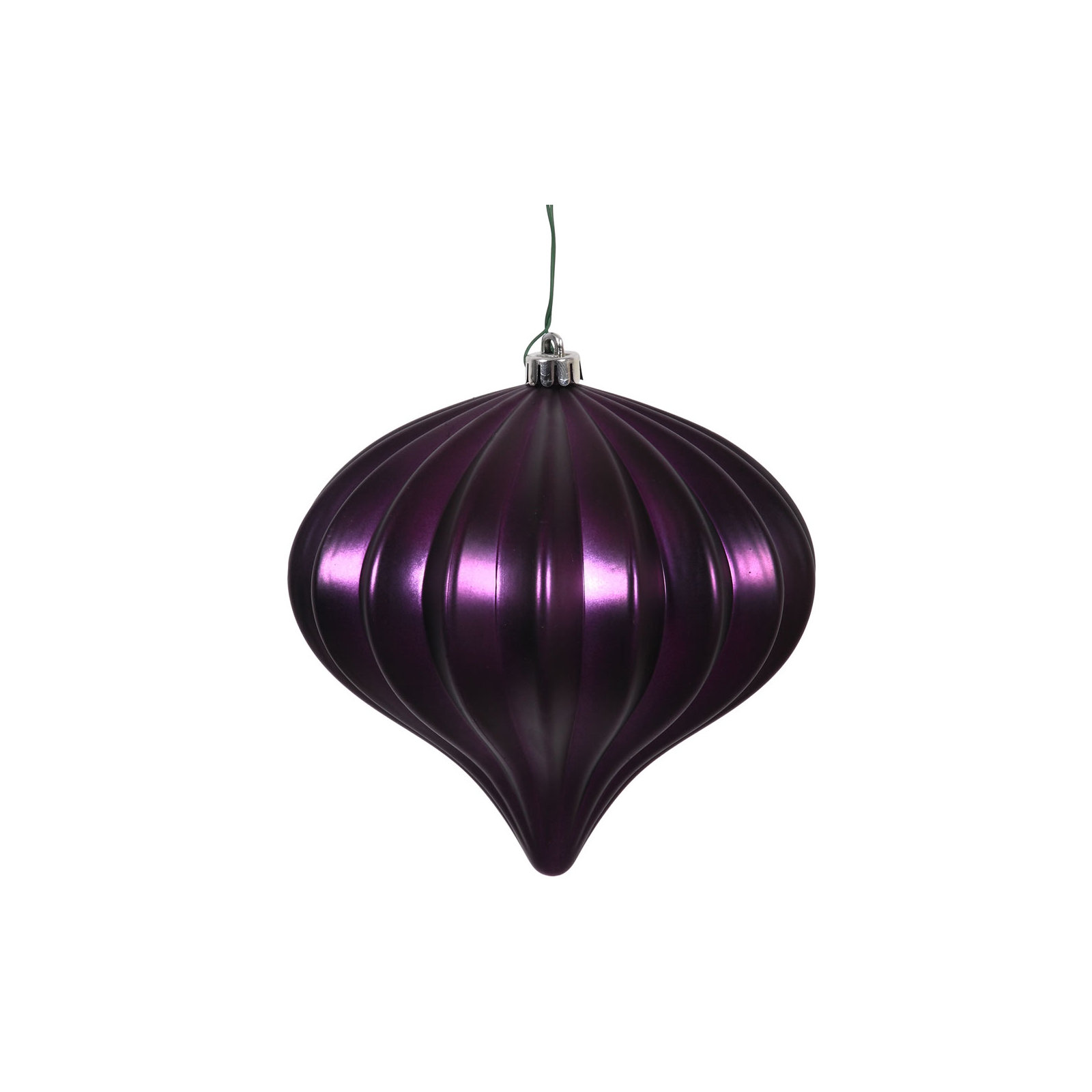 5.7" Onion Christmas Ornament UV, Plum