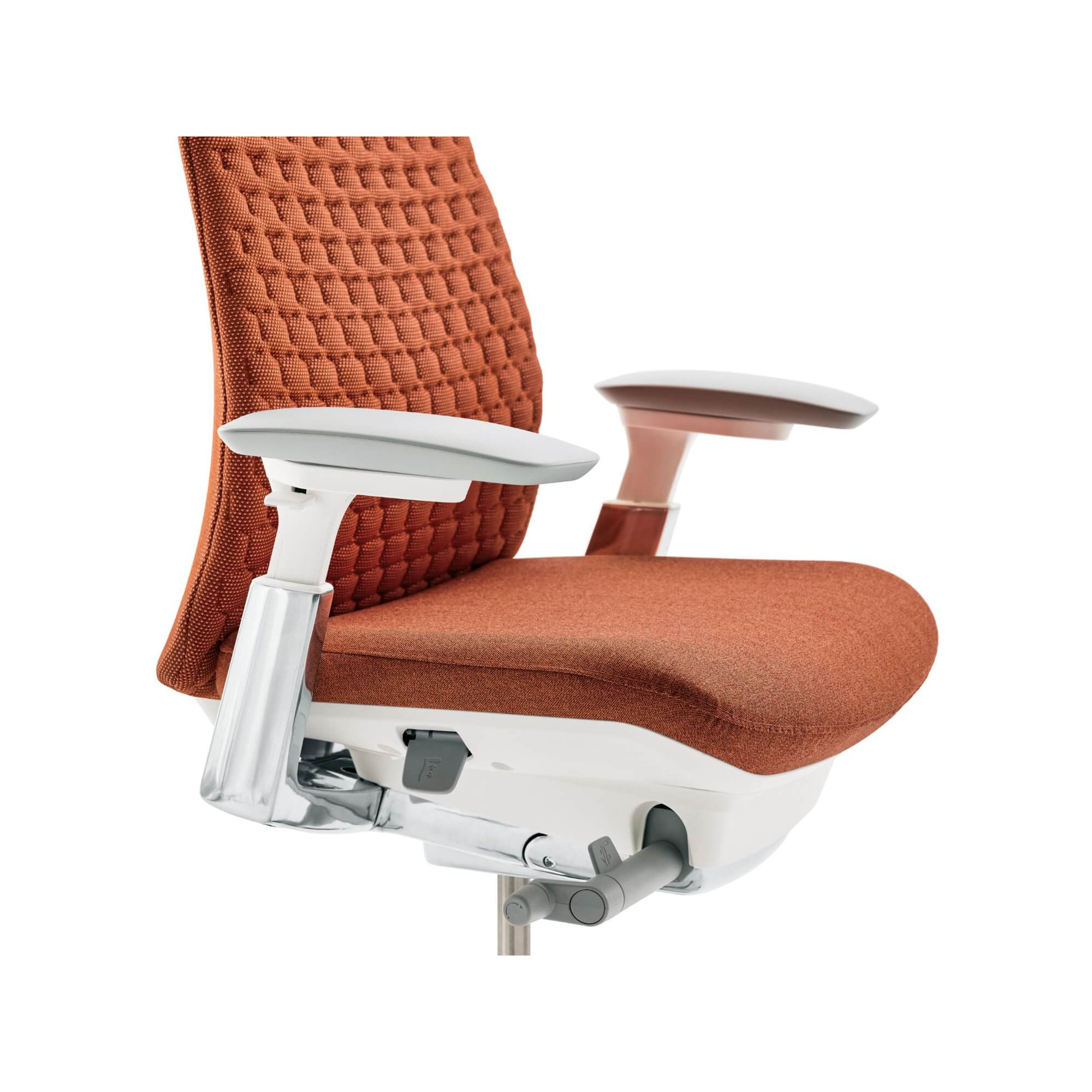 Haworth Fern Digital Knit Task Chair, Yes, Ember