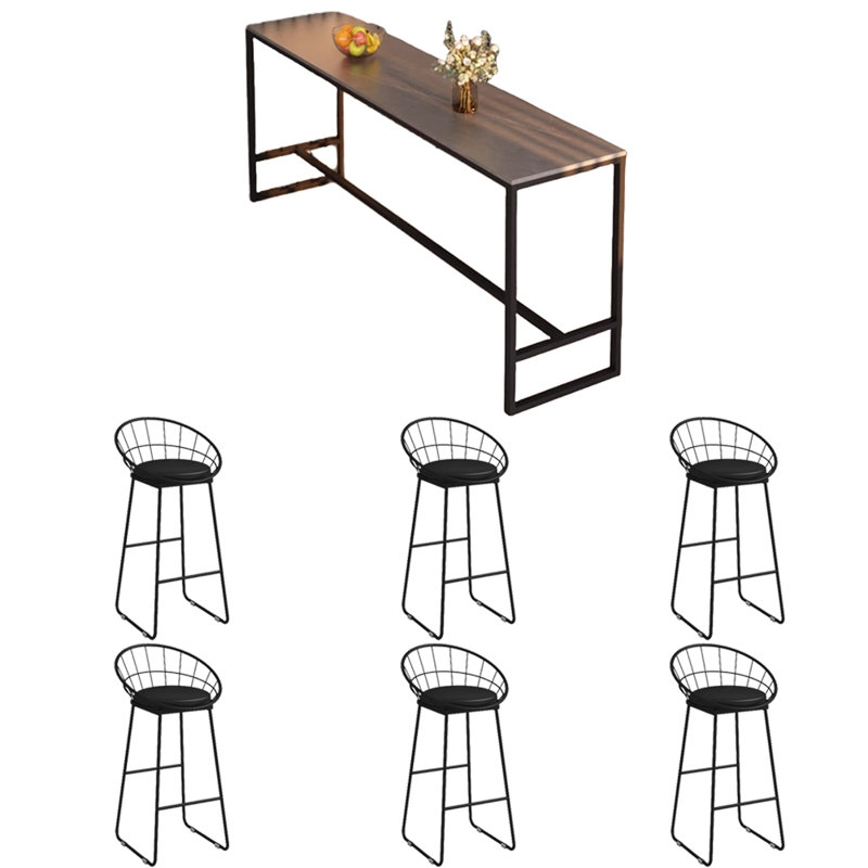 Tables et chaises de bar légères et luxueuses, 41,3 po x L 70,8 po x l 19,6 po