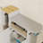 Compact Ironing Cabinet with Rolling and Adjustable Storage for Laundry, Bathroom & Bedroom