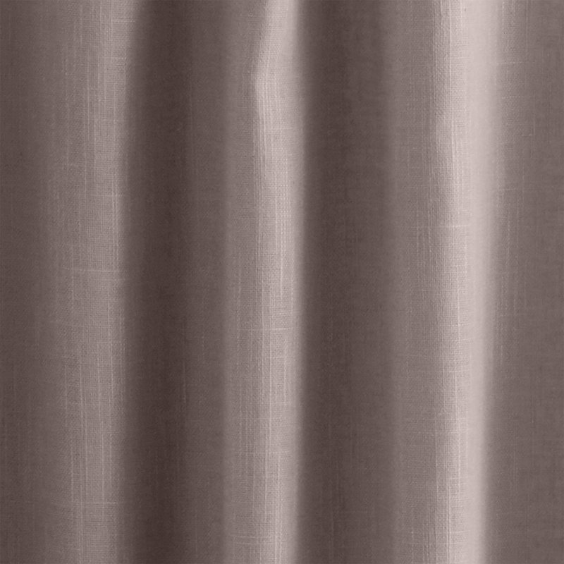 Bellevue Semi Sheer Single Curtain Panel, 145 W x 280 D cm, Red