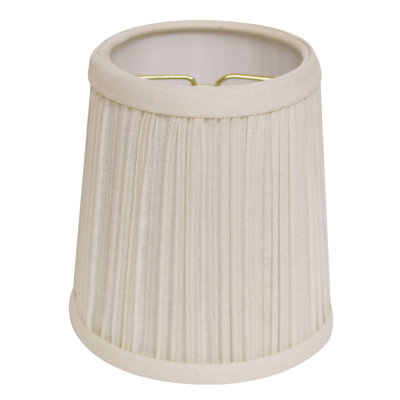 Abat-jour en tissu rigide avec ensemble de 6 pinces pour lampes de table