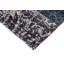Tapis gris / rouge / rose en laine noué à la main 3 pi 11 po x 6 pi