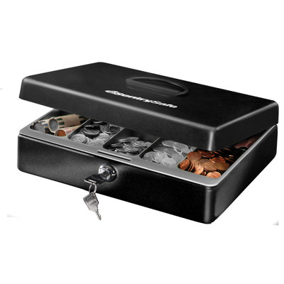 SentrySafe Deluxe Cash Box with Key Lock