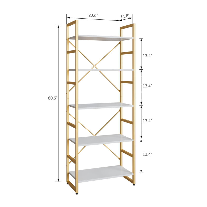Avigayil 60cm W Standard Bookcase