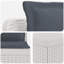 234 cm W Patio Sofa with Cushions-486527691-486527732