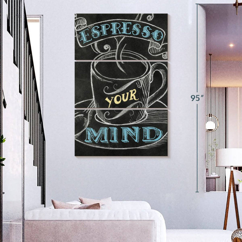 Yarlin Espresso Your Mind Color, 74" H x 48" W