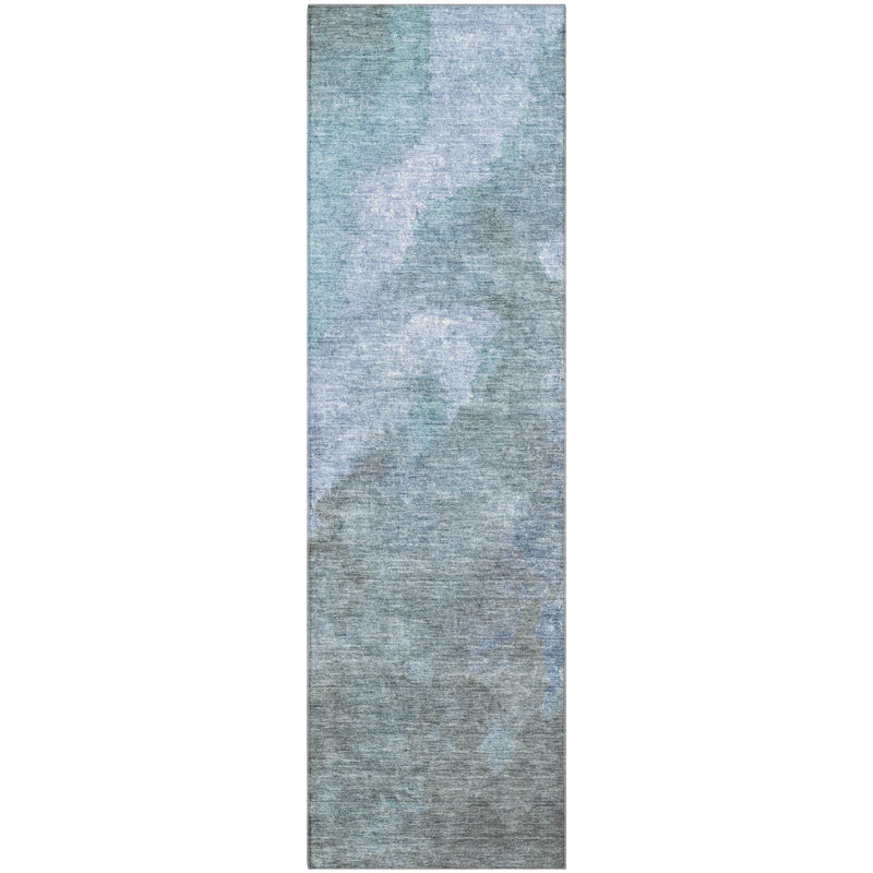 Premium Machine Washable Pirtle AMF1983 Abstract Rug, Runner 2'3" x 7'6"