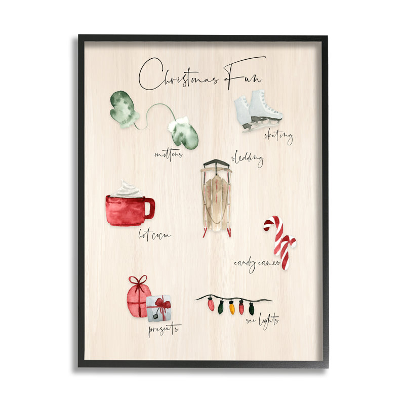 Impression de tableau rustique de Noël sur table de fête, Giclée encadrée noir minuit, H 30 po x l 24 po
