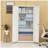 High Storage Cabinet with 2 Doors and 4 Partitions to Separate 5 Storage Spaces, Home/ Office Design-1447841817