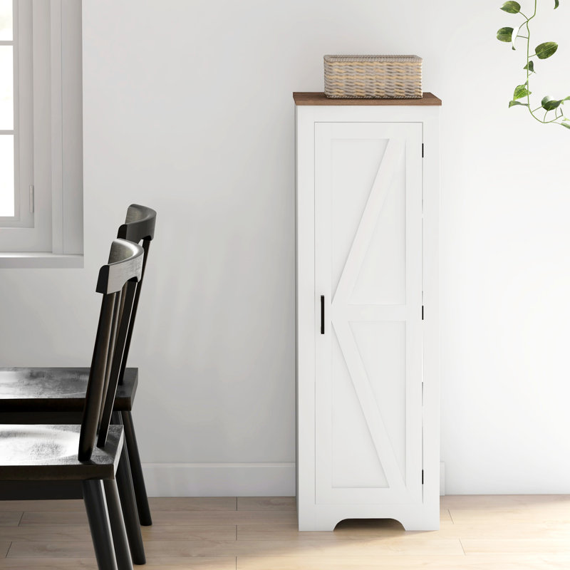 Armoire de salon avec tablettes réglables - blanc pour un look élégant et élégant