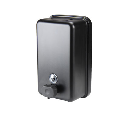 Vertical Liquid Soap Dispenser Matte Black