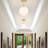Andren Flush Light 1 Light Semi Flush Mount Ceiling Light, Globe Ceiling Light-1115016047