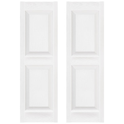 Builders Edge, panneaux sur mesure, volets surélevés, avec persiennes