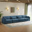 4 Seater Corduroy Corner Sofa -215749265-215749478